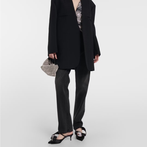 AREA x Sergio Rossi Marquise crystal-embellished sandals - Picture 9 of 12